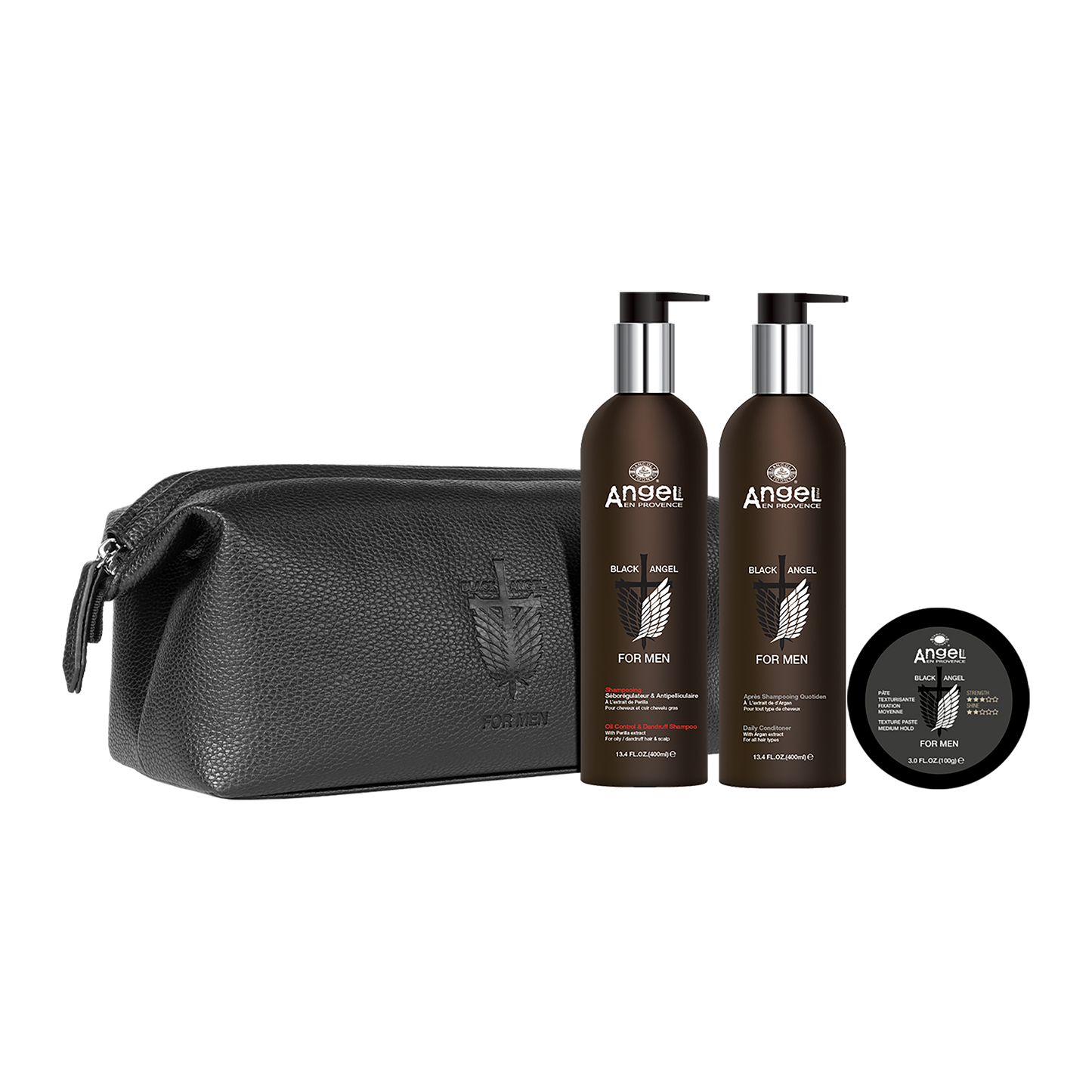 BLACK ANGEL SCALP CONTROL & TEXTURE STYLE PACK GIFT PACK