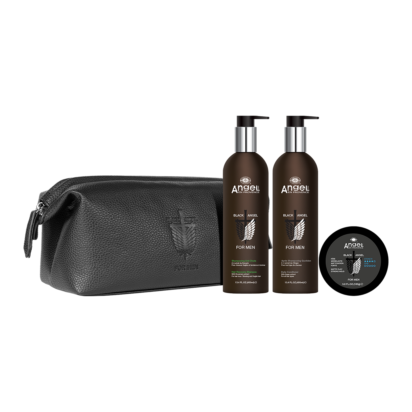 BLACK ANGEL SCALP CONTROL & CLAY STYLE PACK GIFT PACK