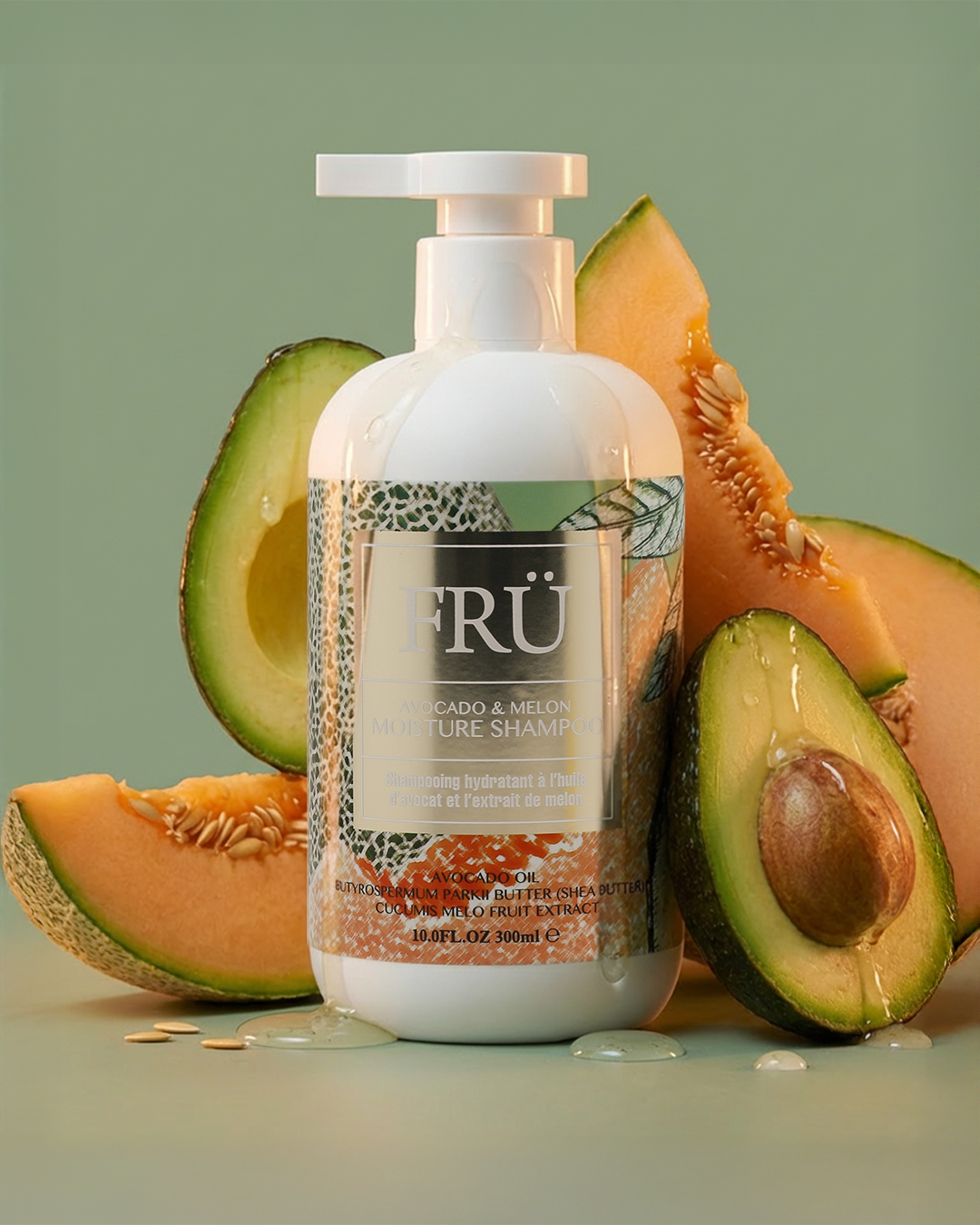 FRÜ Avocado & Melon Moisture Shampoo 300ml