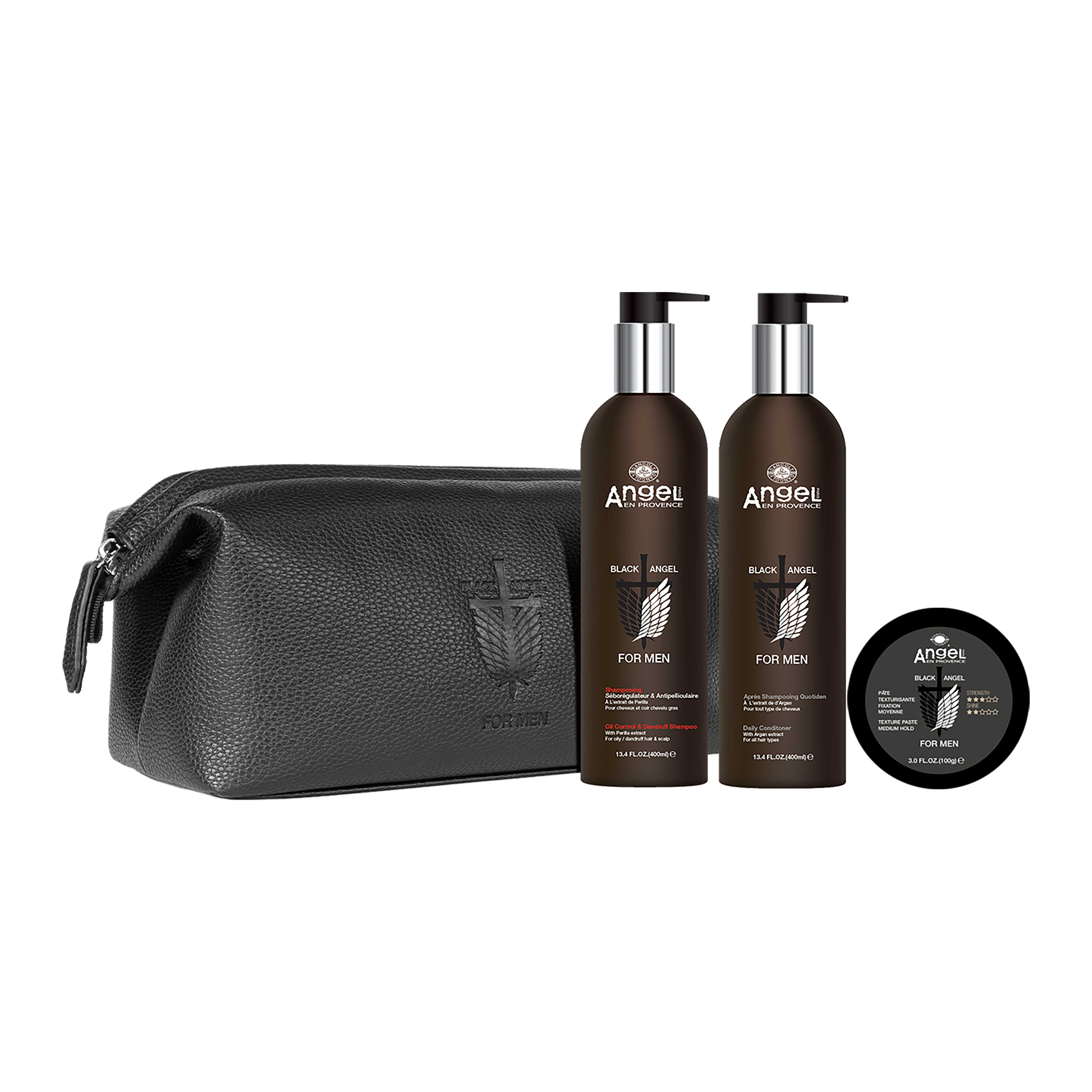 BLACK ANGEL SCALP CONTROL & TEXTURE STYLE PACK GIFT PACK