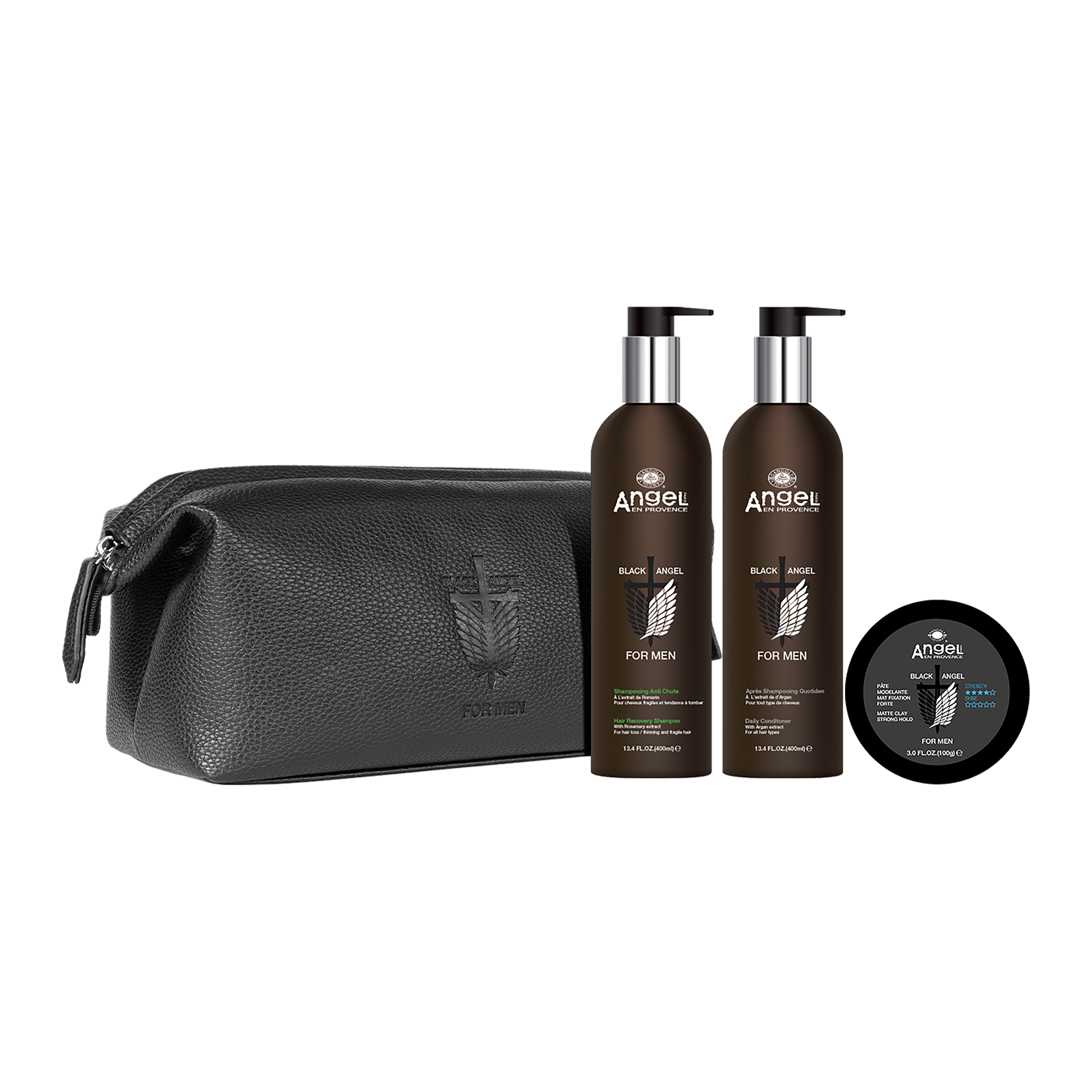 BLACK ANGEL SCALP CONTROL & CLAY STYLE PACK GIFT PACK