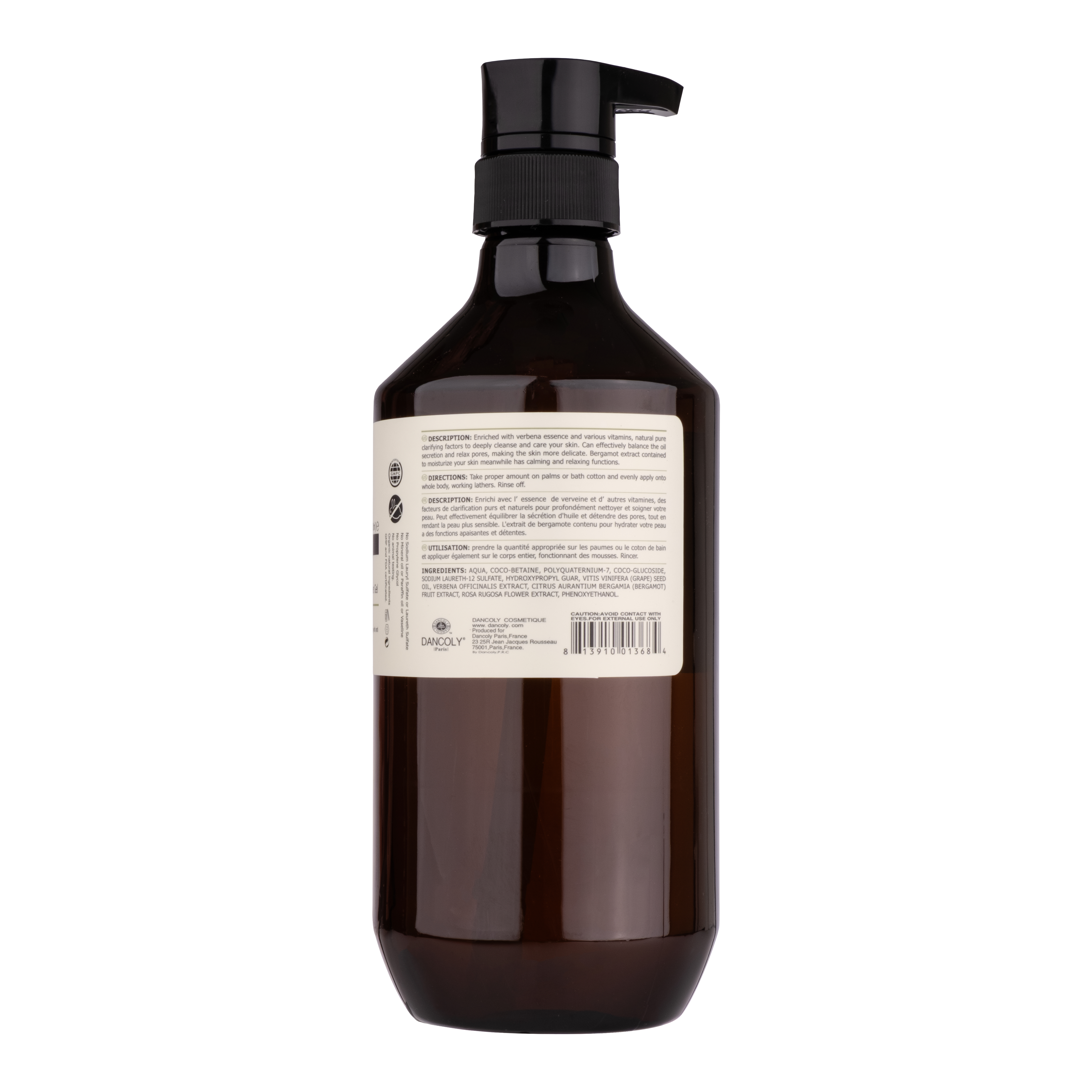 Verbena Oil Control Shower Gel 800ml