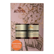 Orange Flower Shining Duo - Angel shampoo & conditioner gift set for coloured hair