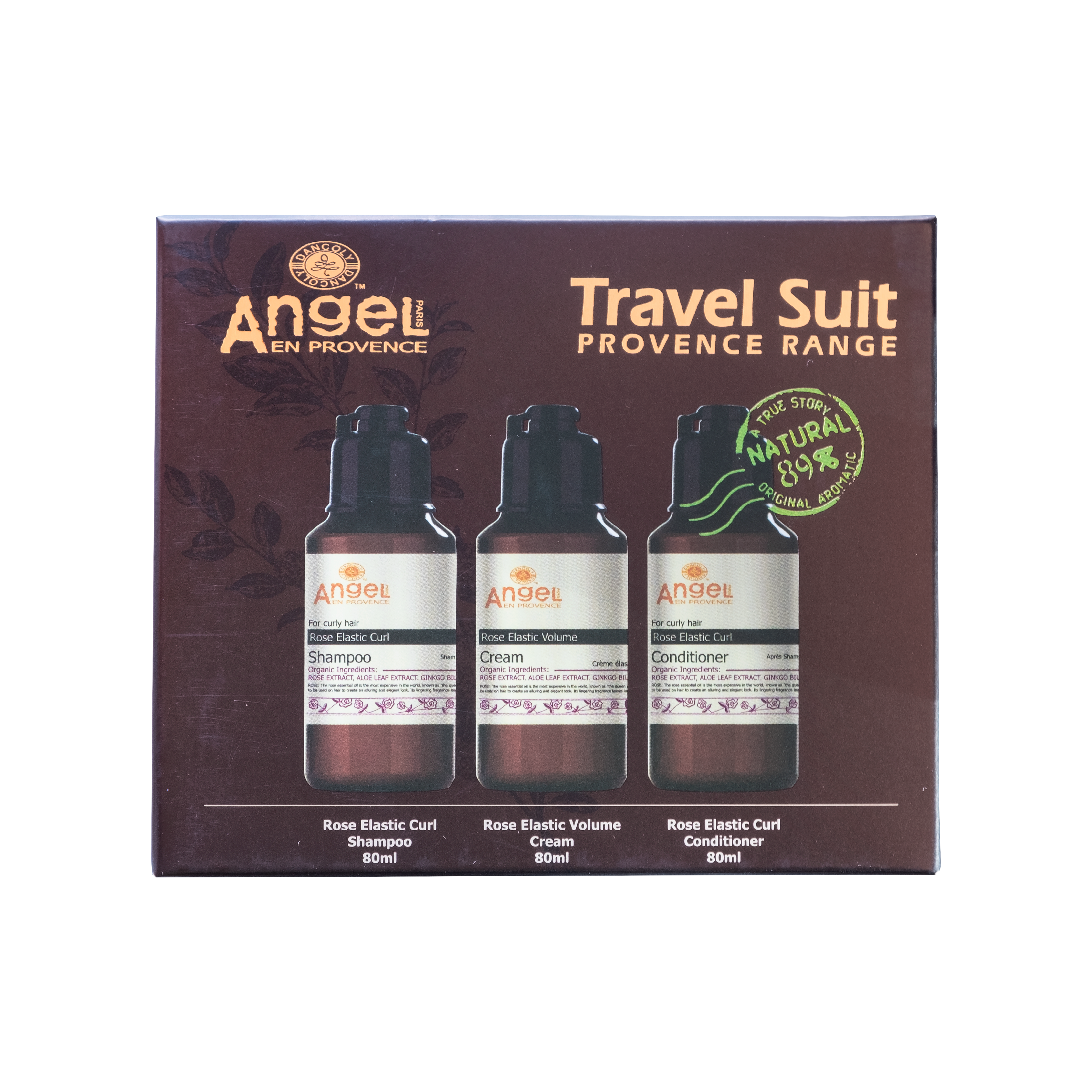 Angel En Provence Rose Elastic Curl Trio