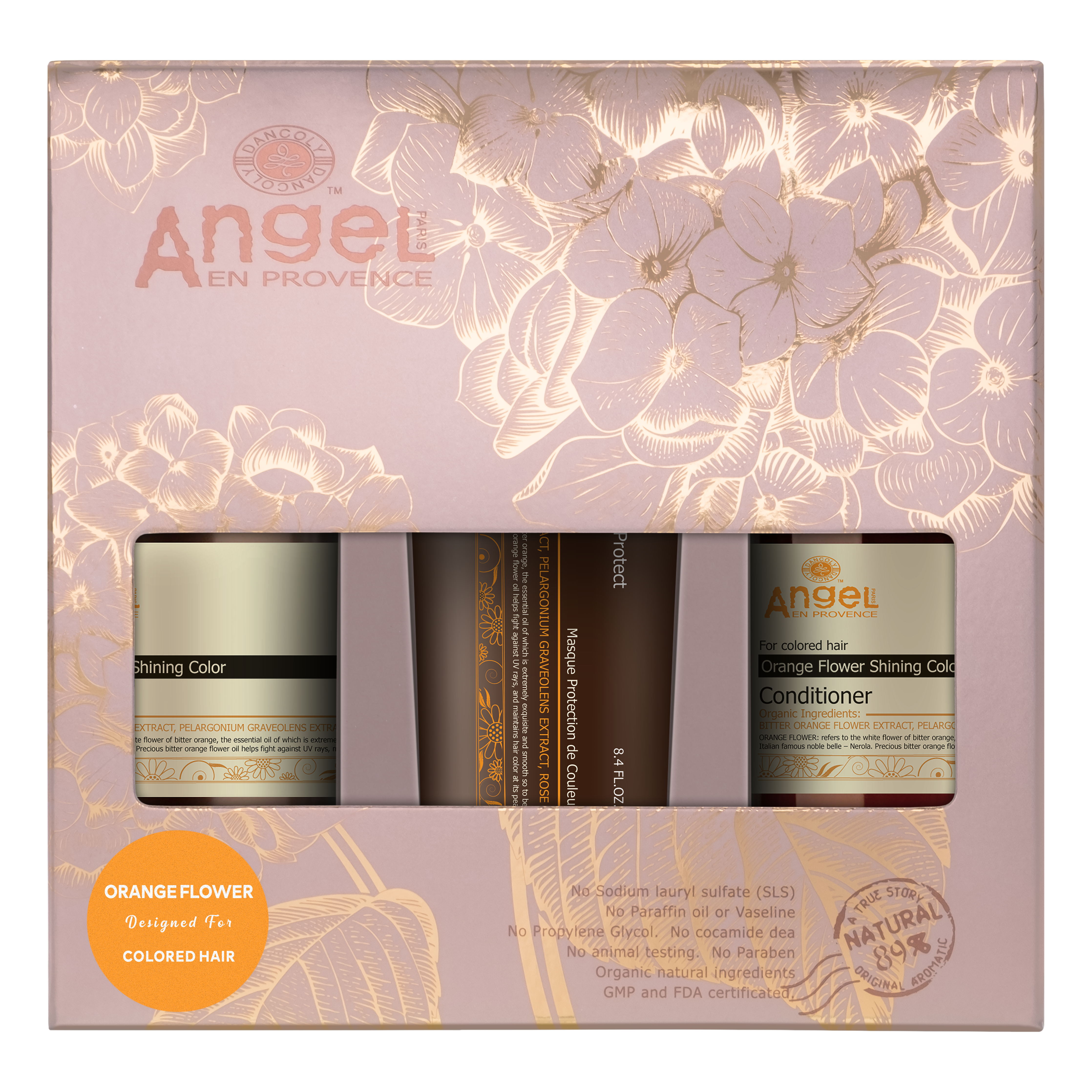 ORANGE FLOWER COLOUR PROTECT MASK GIFT PACK