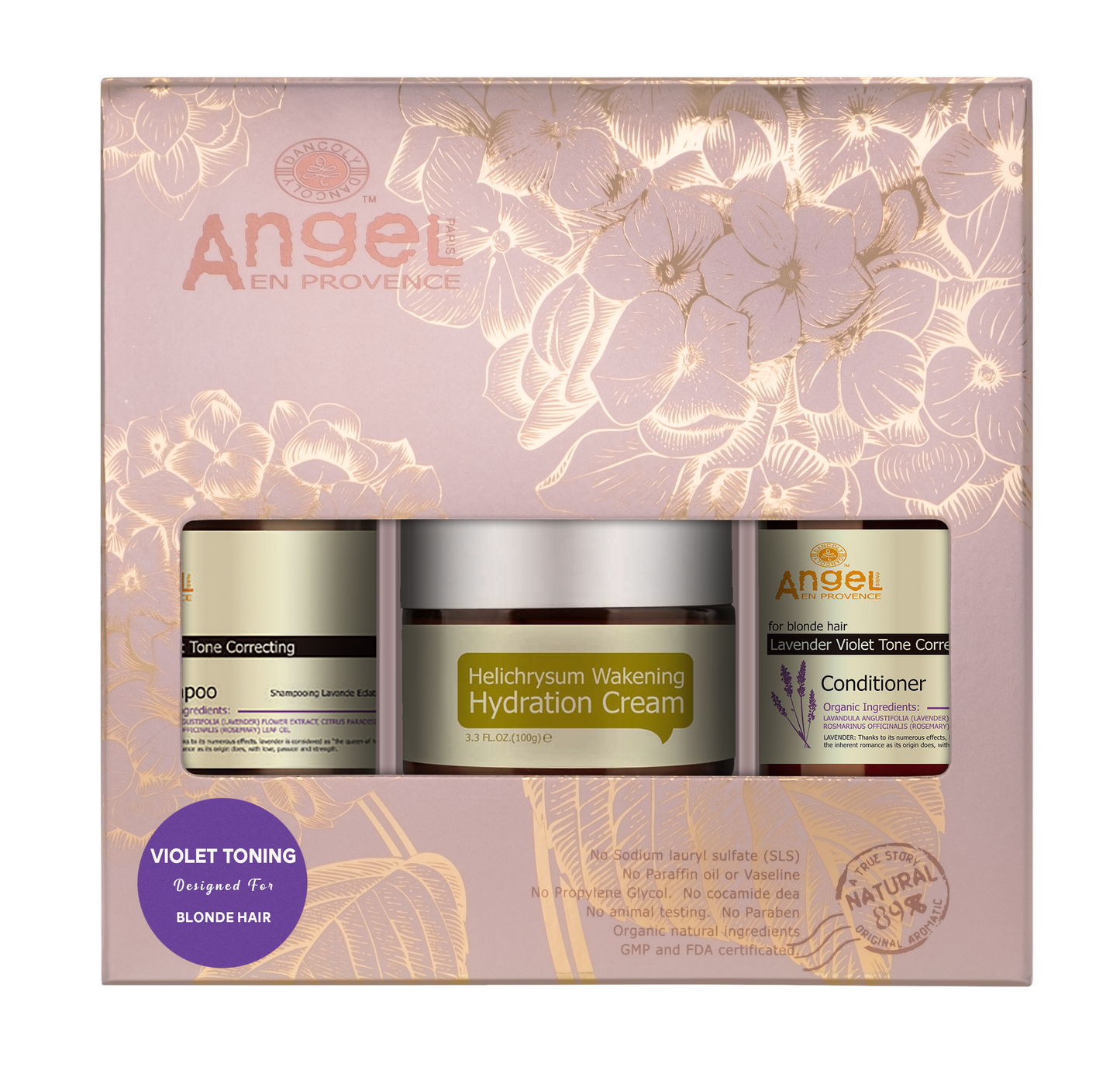 VIOLET TONING HYDRATION CREAM GIFT PACK