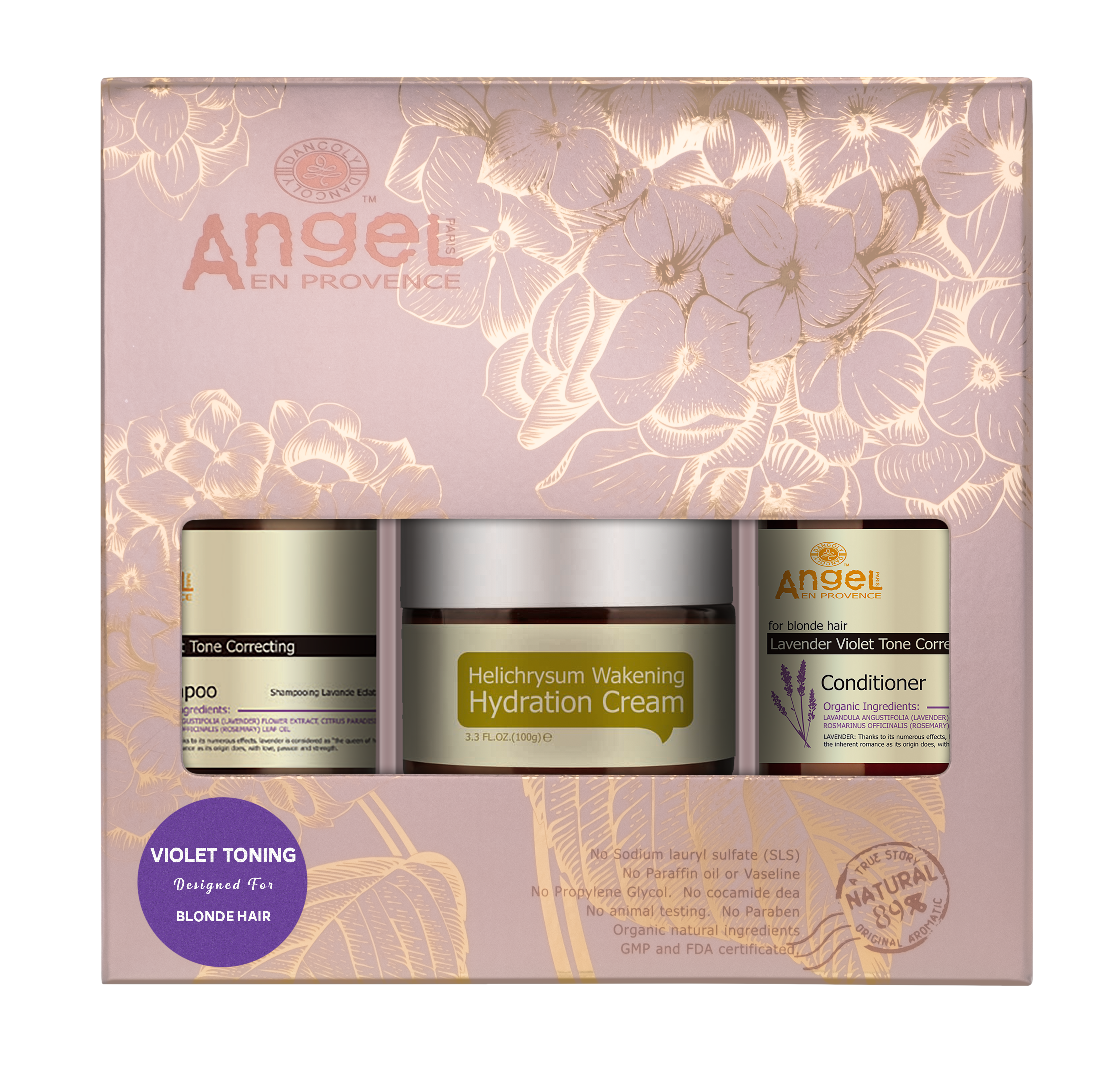 VIOLET TONING HYDRATION CREAM GIFT PACK