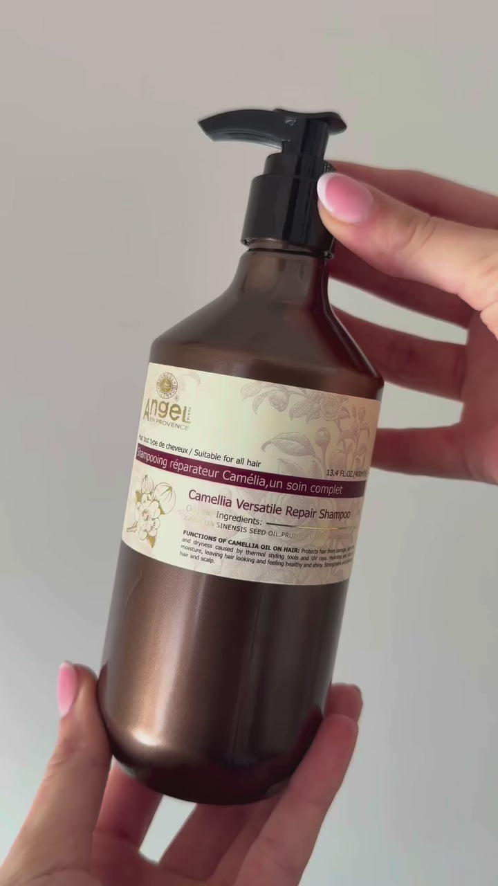 Load video: Camellia Versatile Repair Shampoo 400ml